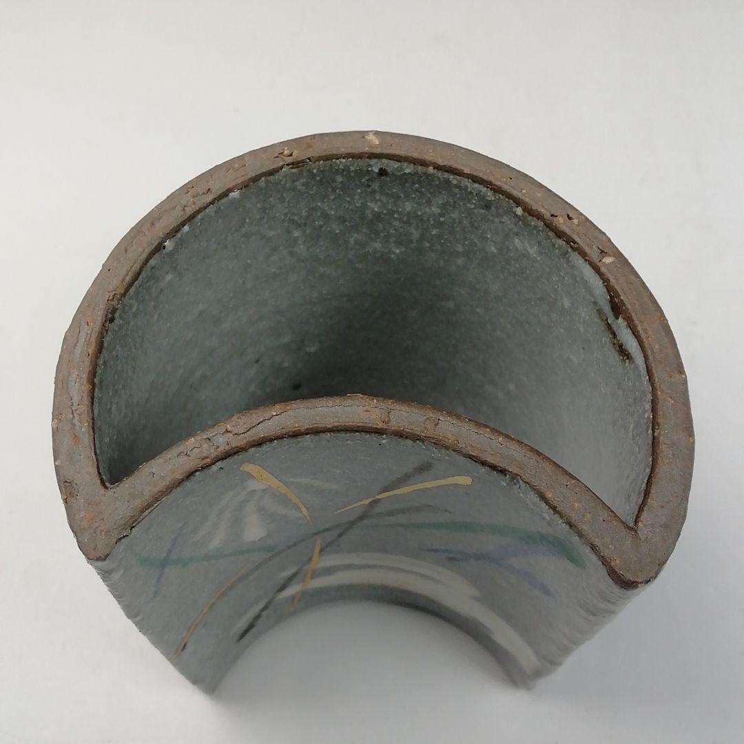 T753 蓋置 『乾山 武蔵野』『加藤喜一』 共箱 茶道具