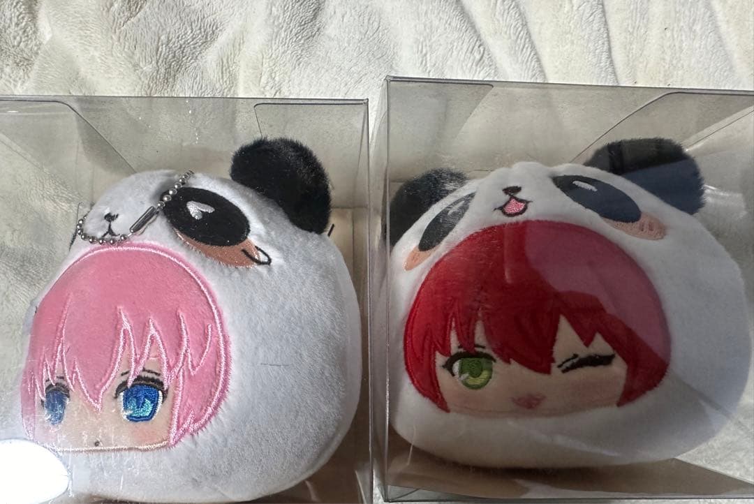 【中国限定】ぼっち・ざ・ろっく パンダ ぬいぐるみ マスコット ひっつきパンダ 12個セット 大熊猫 モチーフ マスコット チャーム 中国