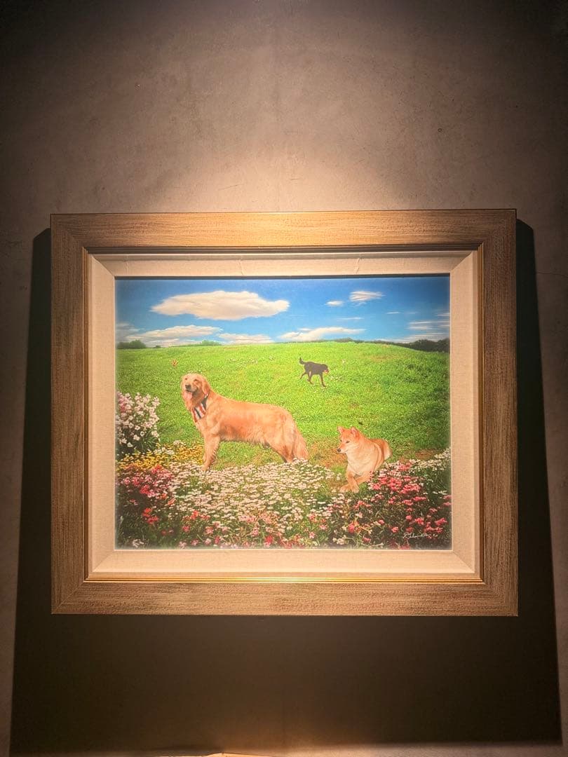 スーパーリアリズムK・TAKAMATSU《ほわわ〜ん》　肉筆油彩画