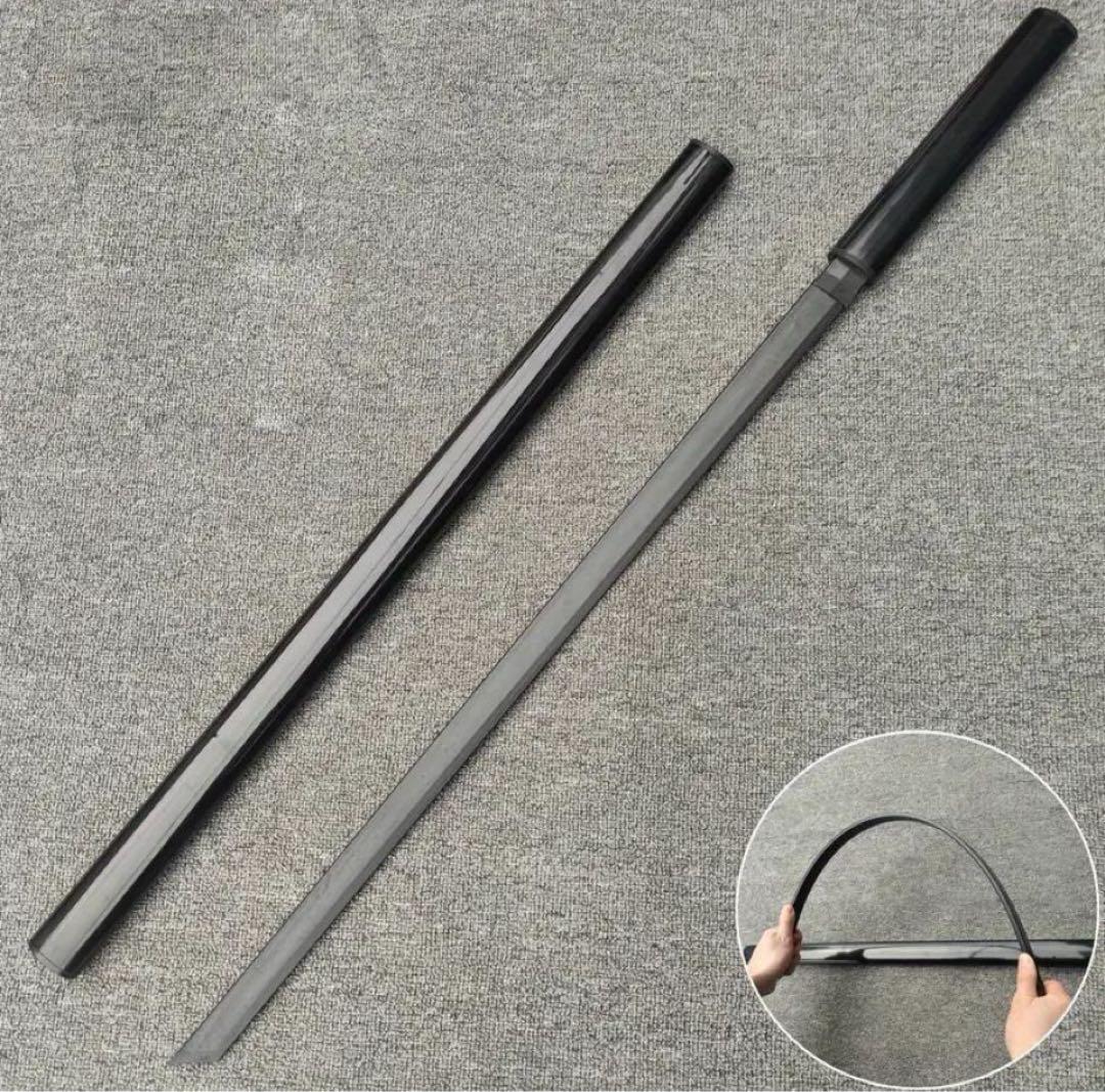 【輸入品】プラスチック製ストレートナイフ、トレーニング用刀 全長約100ｃｍ COLD STEEL トレーニングナイフ 92R49Z カランビット トレーナー 模造