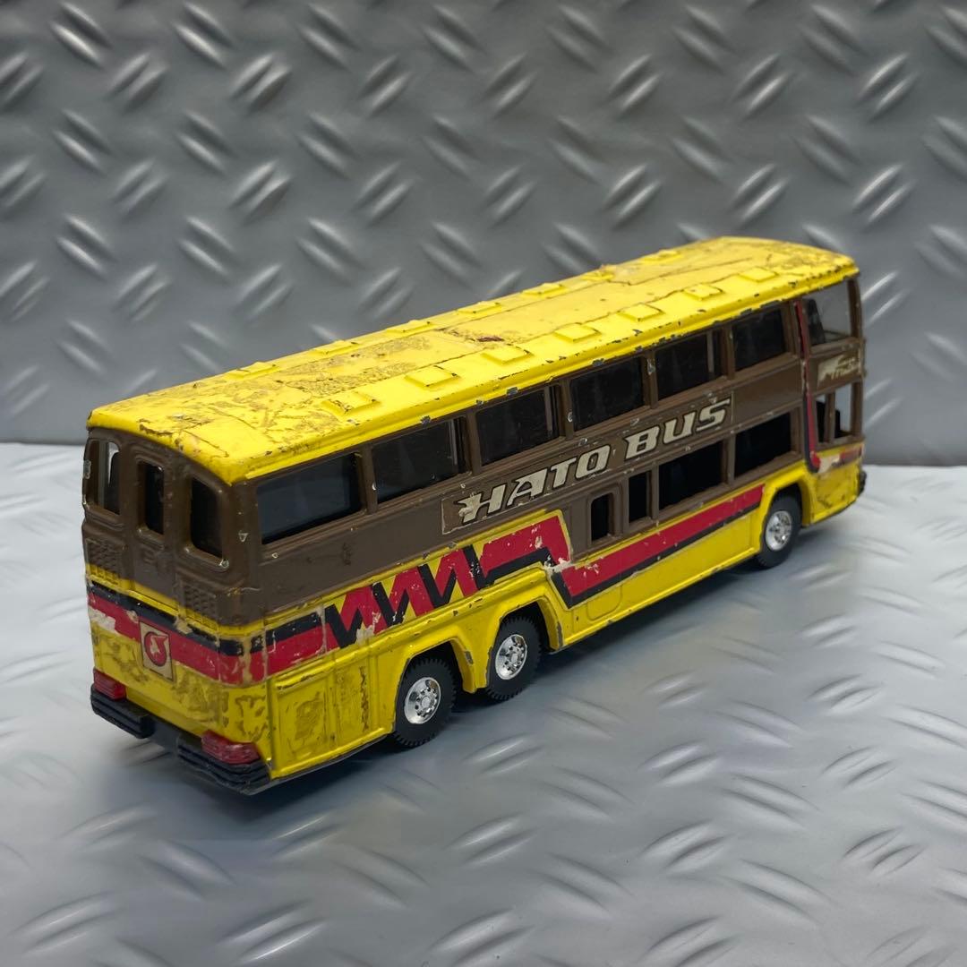 当時物 ヨネザワ ダイヤペット はと バス ミニカー 昭和レトロ