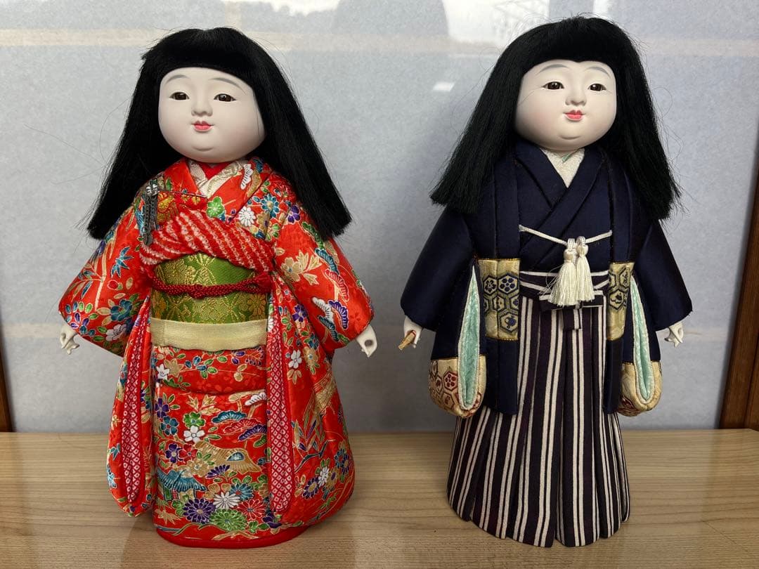 市松人形　女の子　男の子　ハンドメイド 市松人形 齊藤公司作 8号 愛ちゃん