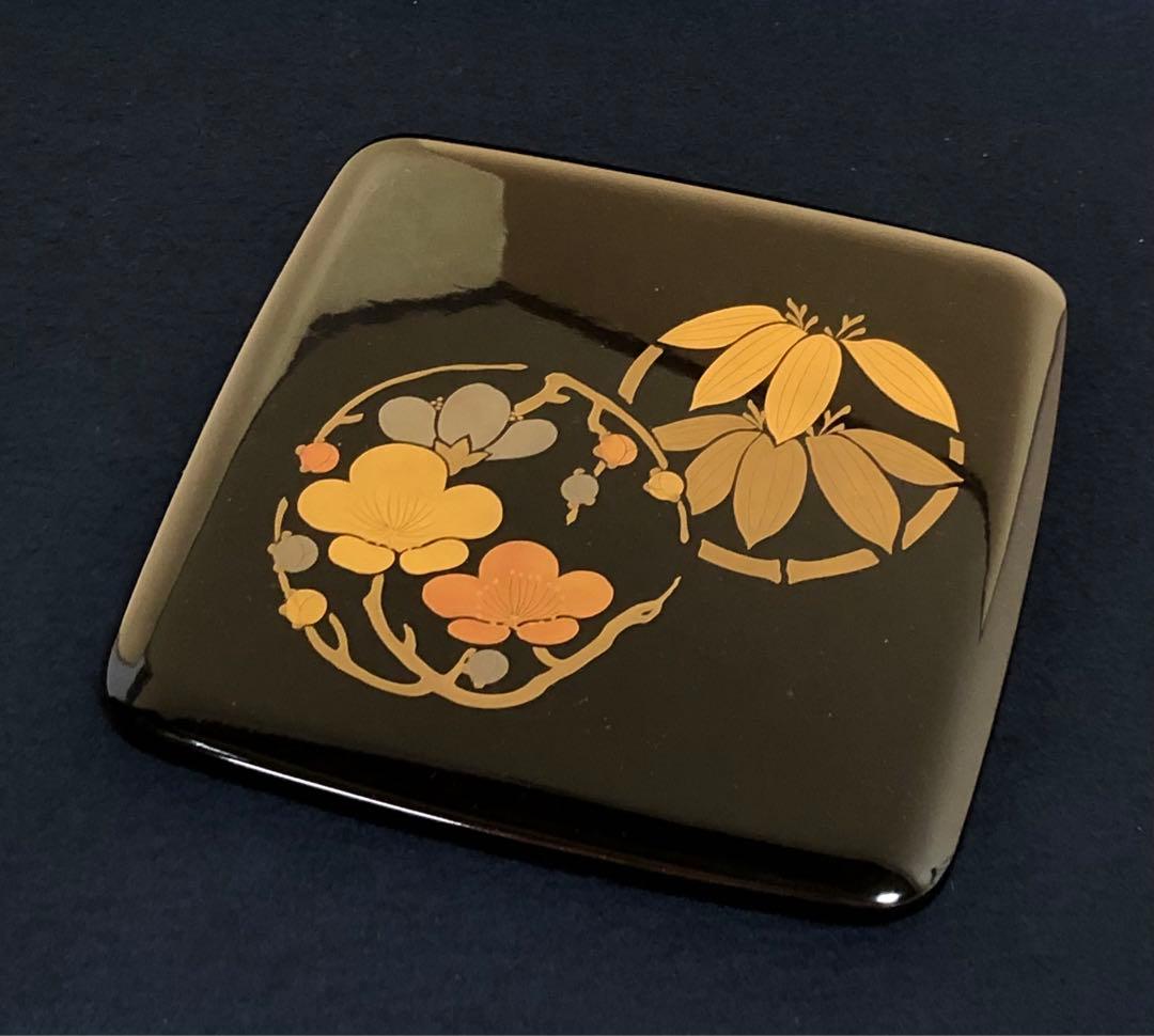 《R》輪島塗 松竹梅蒔絵 屠蘇器 五ツ揃 わじま慶塚 木箱　1f