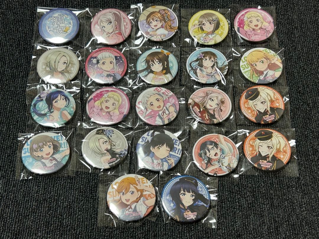 ラブライブシリーズ 缶バッジ 22個まとめ売り イベント限定】『ラブライブ！虹ヶ咲学園スクールアイドル同好会』 缶
