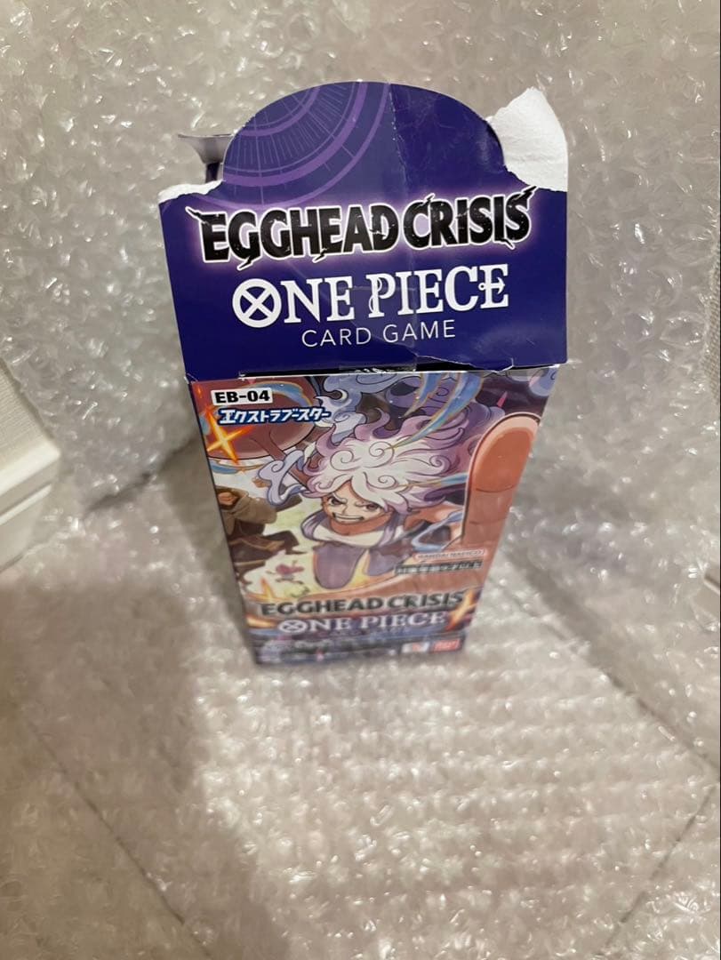 【正規品】ワンピースカード EGGHEAD CRISIS BOX ONE PIECE Card Egghead Crisis EB-04 EB04 Booster Box Japanese Tape