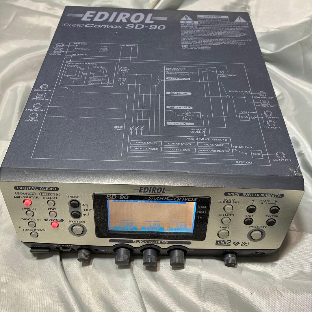 Roland SD-90 ハードウェア音源 Yahoo!オークション -「sd-90 音源」の落札相場・落札価格