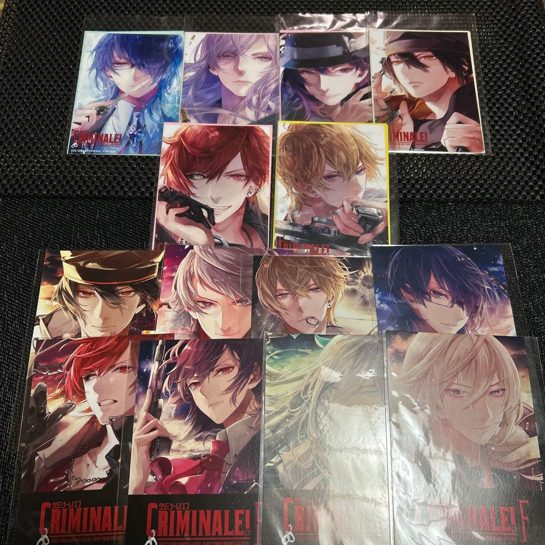 クリミナーレ！　特典ブロマイド➕SSペーパー　ステラワース　ポストカード ステラワース