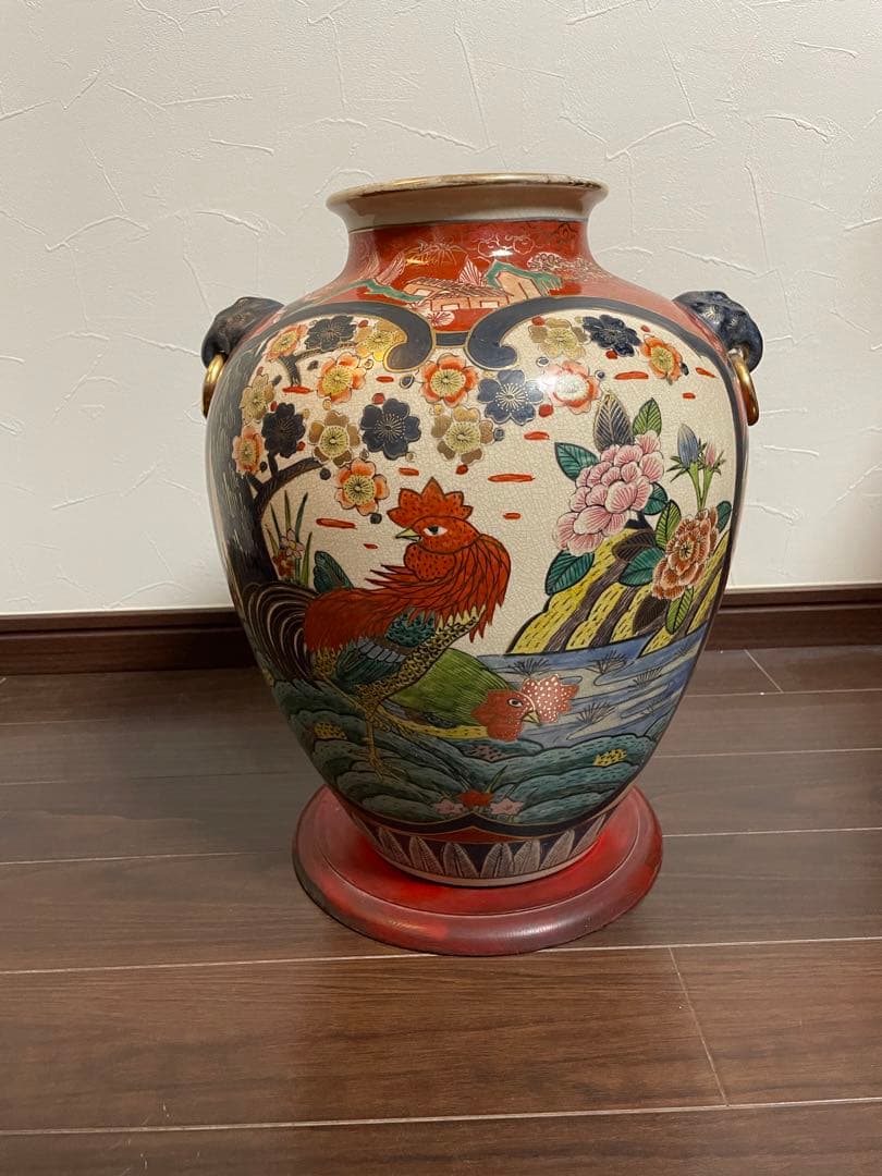 古伊万里　金蘭手様式大花瓶　花器　置物 楽天市場】賞美堂 角花瓶 琳派 古伊万里 S3765 有田焼 フラワーベース
