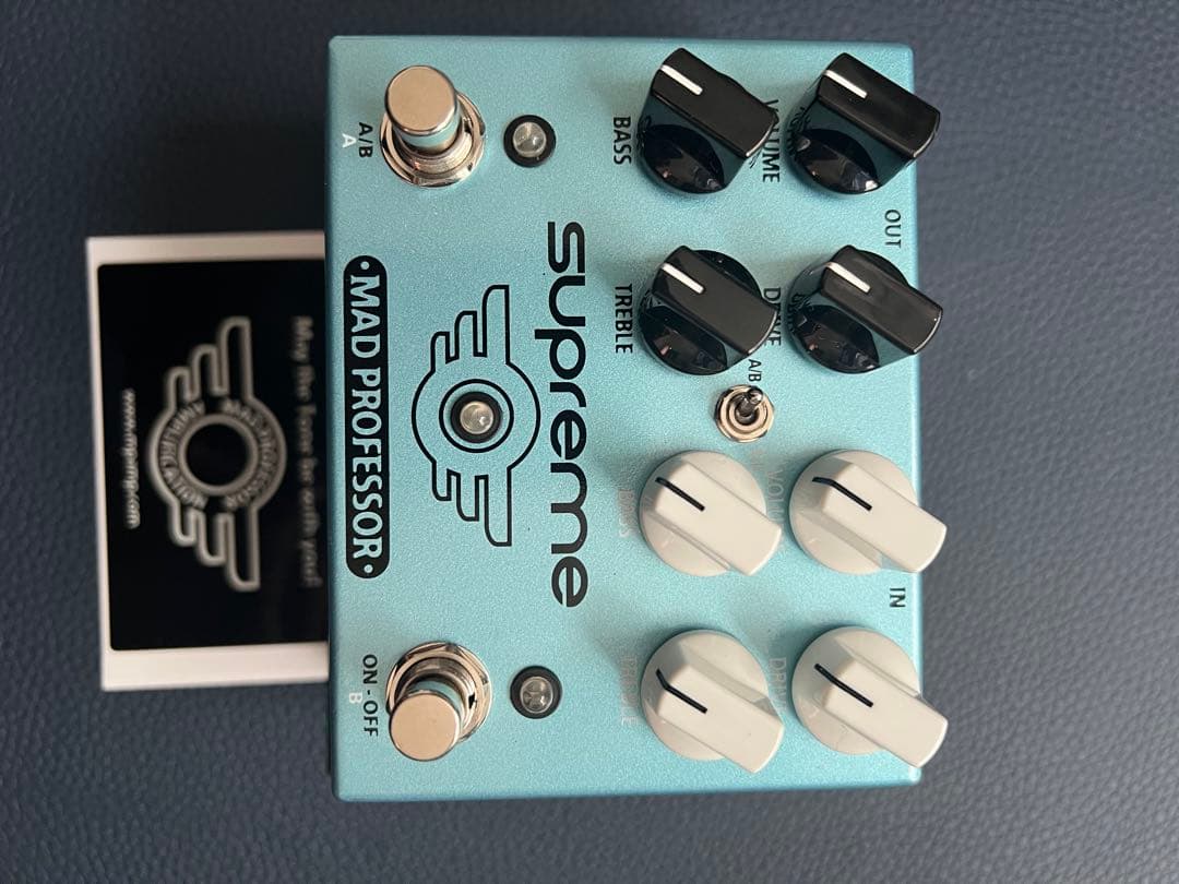 MAD PROFESSOR Supreme ギターエフェクター MAD PROFESSOR Supremをご紹介！使える2チャンネルのオーバードライブ