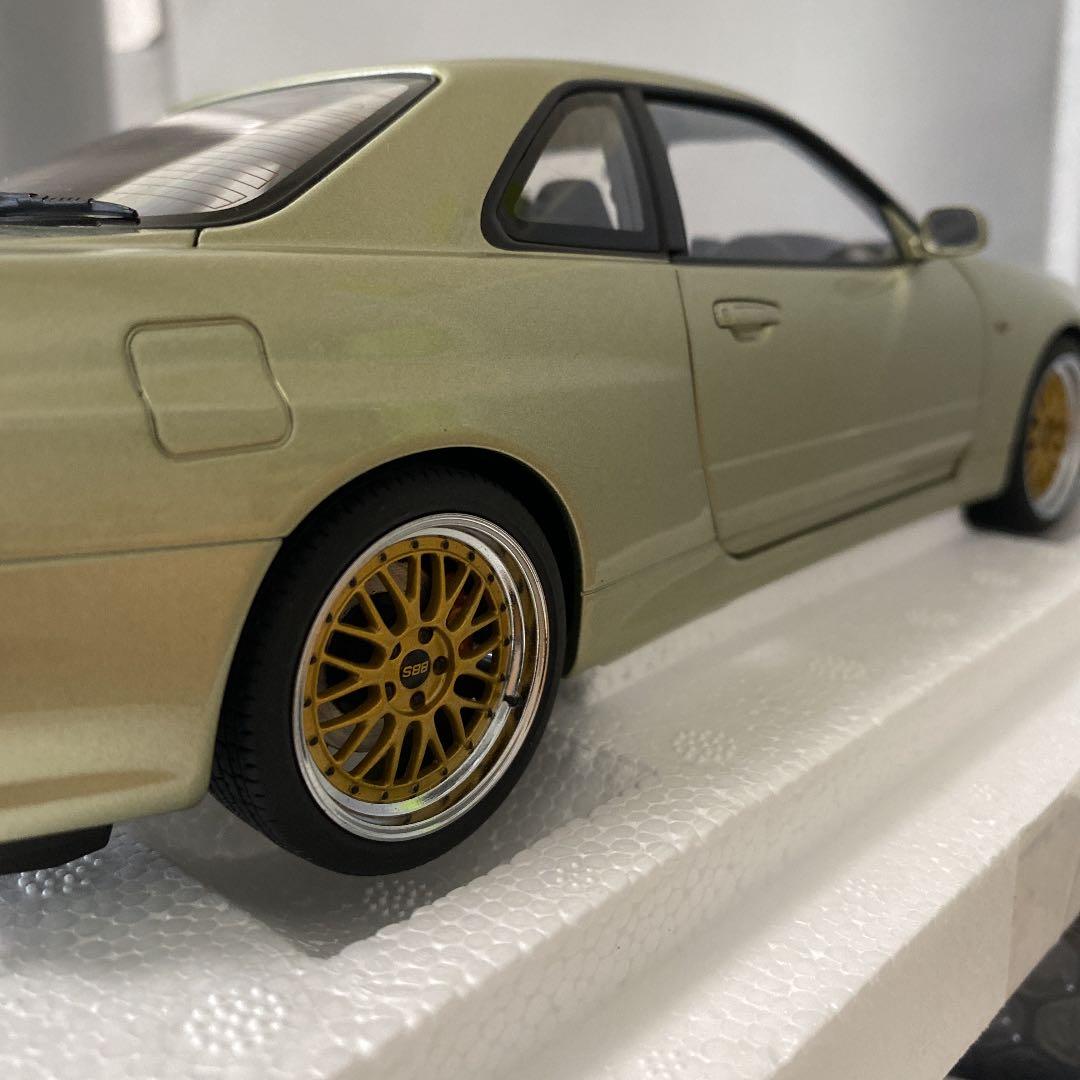 オートアート 1/18 スカイライン GT-R R34 Vスペック Ⅱ BBS - メルカリ