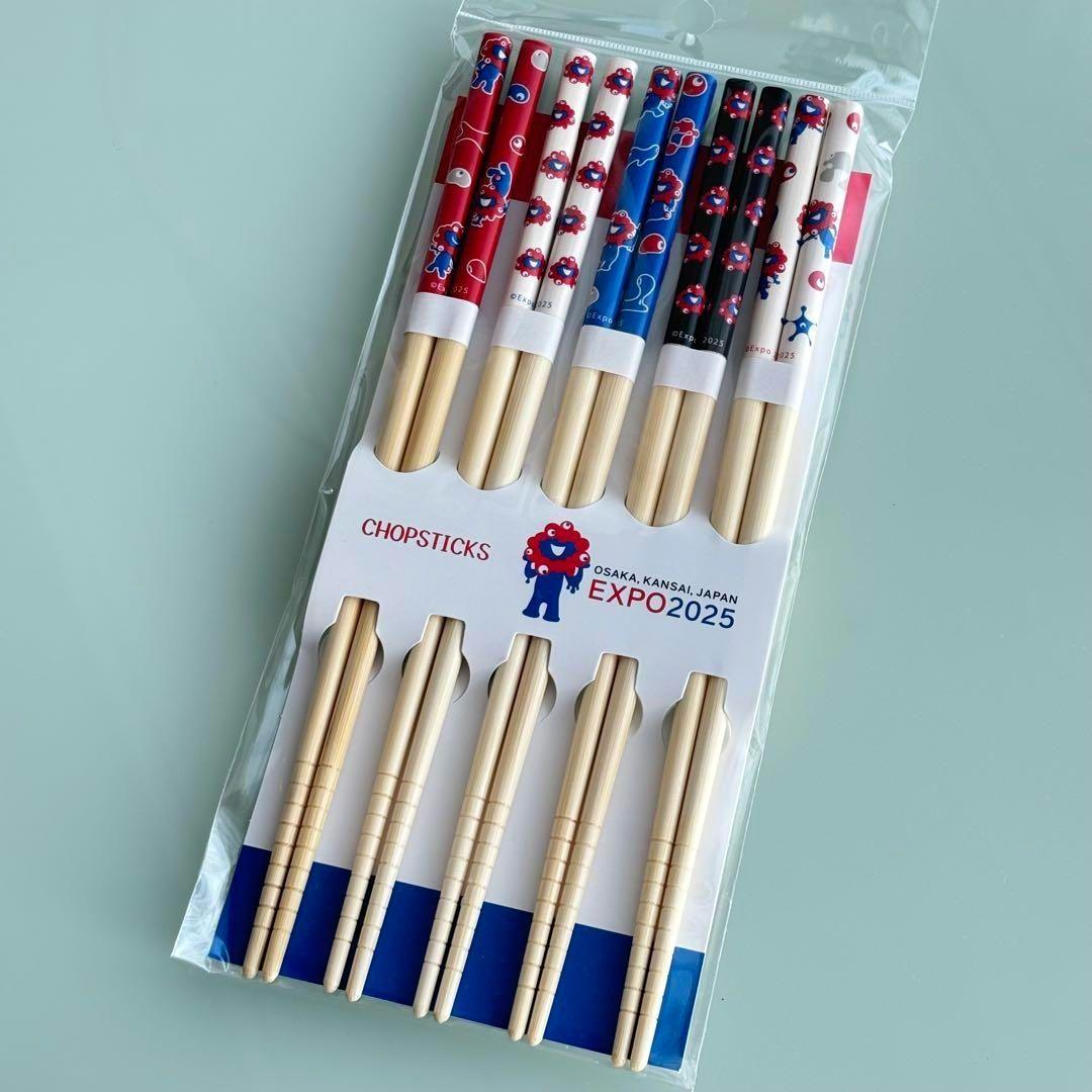 新品】大阪関西万博 ミャクミャク お箸 5本セット - メルカリ