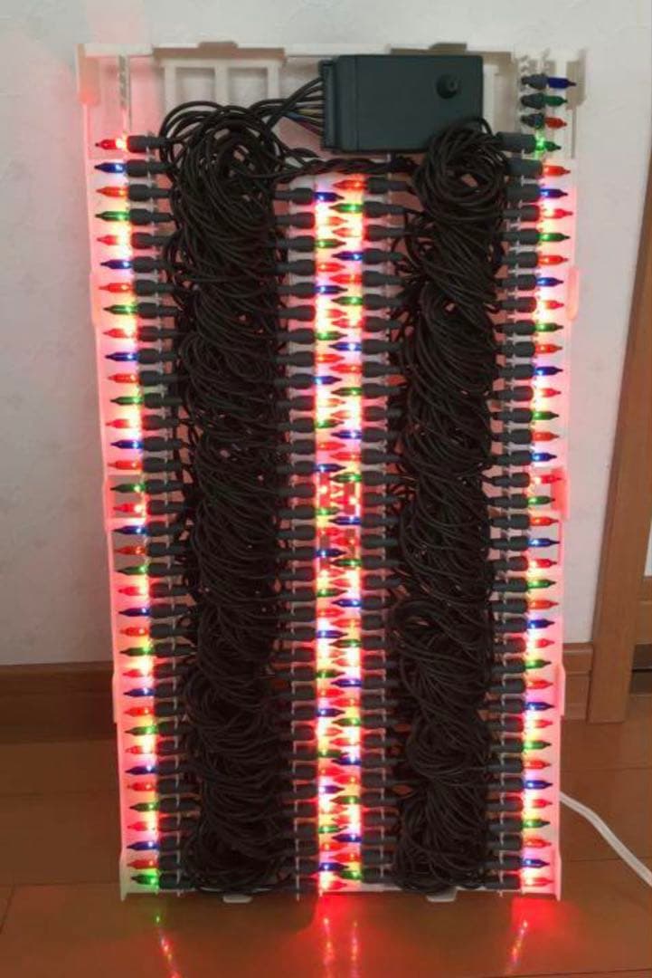 レトロクリスマスイルミネーション140球電飾点滅ツリーライト　クリスマスライト マツコの知らない世界に出演したライトです♪クリスマスツリーライト