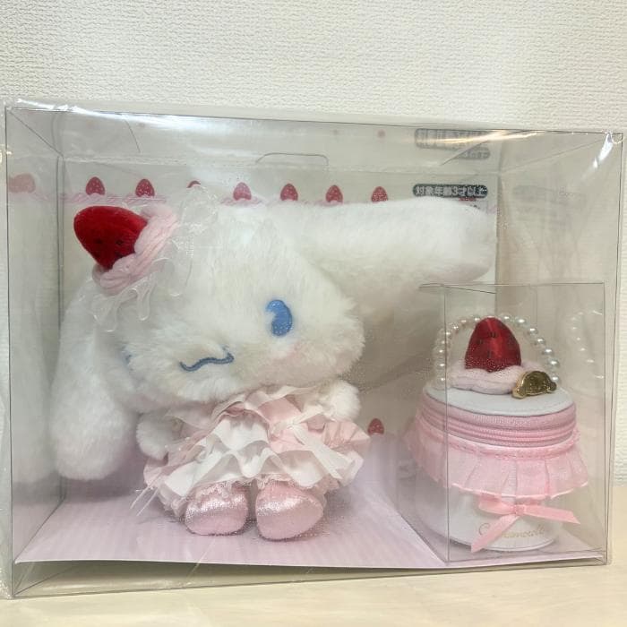 公式完売】シナモロール いちごホイップ ぬいぐるみ＋ケース - メルカリ