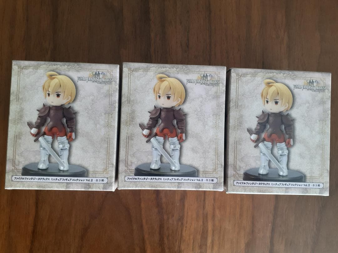 ファイナルファンタジータクティクス ミニチュアフィギュア セット（3
