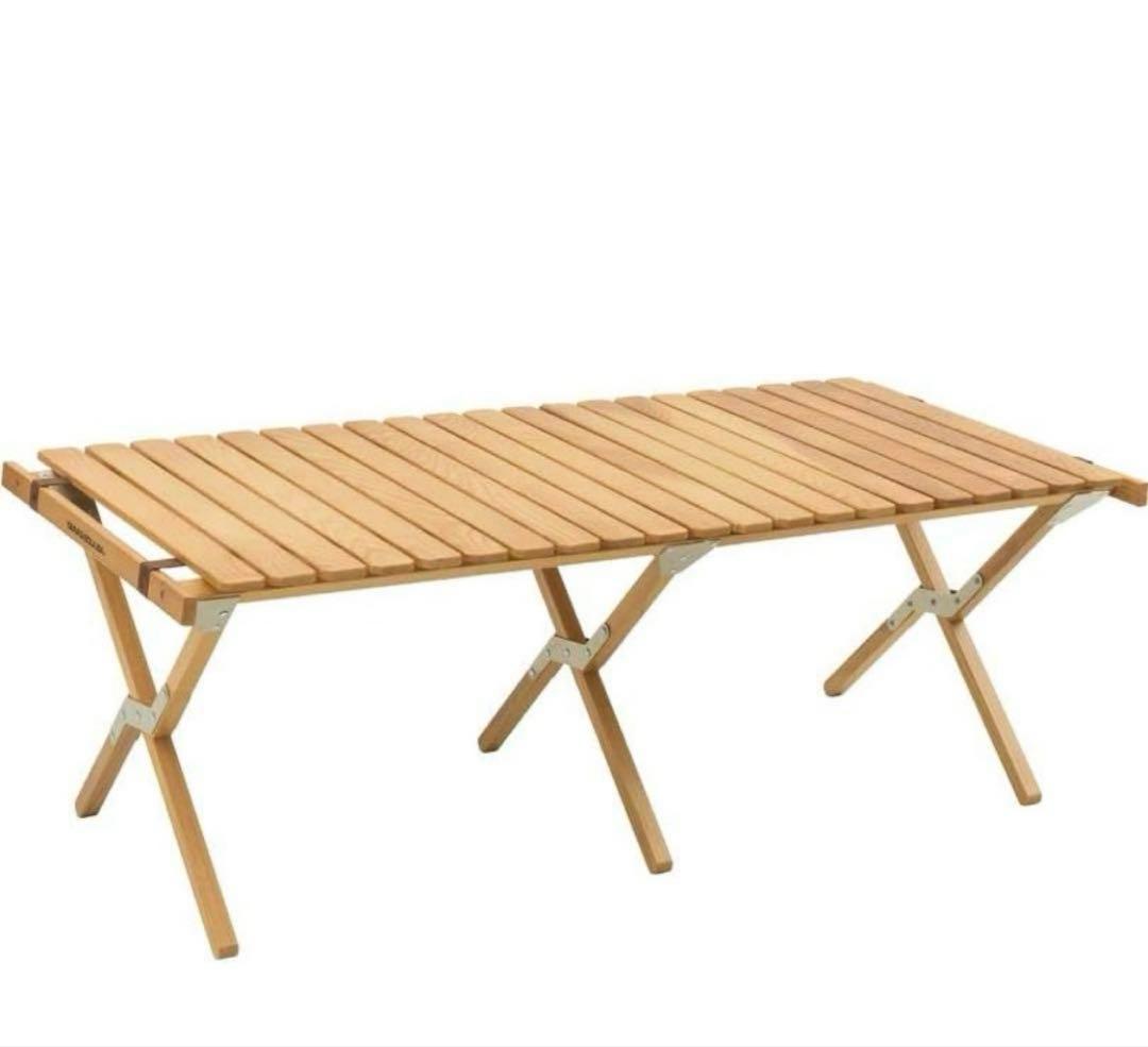 【美品】タラスブルバ　ウッドロールテーブル120 キャンプ用品買取】TARAS BOULBA(タラスブルバ)など近日入荷のテーブル
