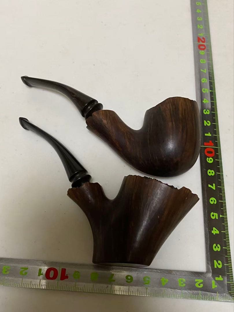 喫煙具 木製彫刻パイプ 2點セット 時代品 - メルカリ