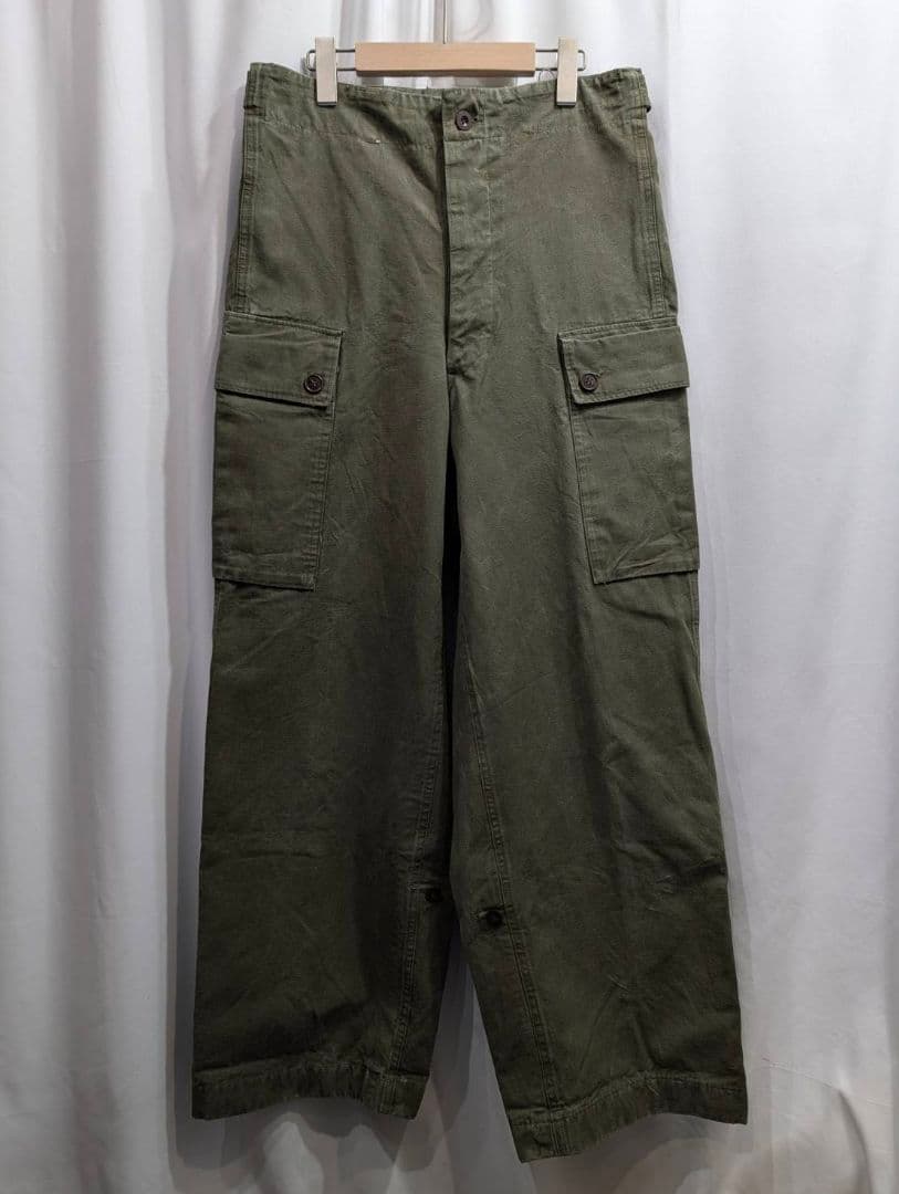 50s 1959年 オランダ軍 ダブルフェイス カーゴパンツ 78×80 - メルカリ