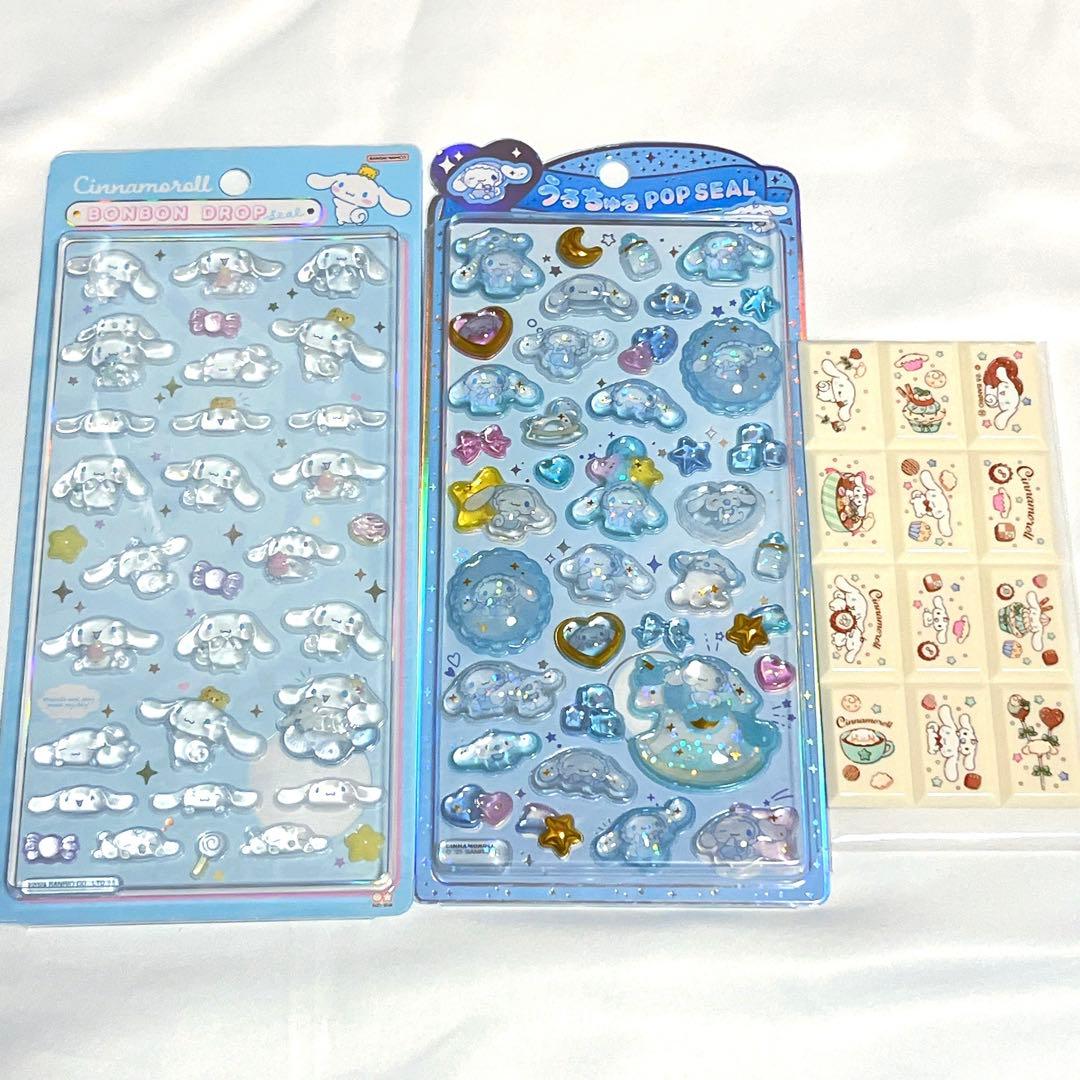 新品 シナモンロール ボンボンドロップ うるちゅるPOPシール ちょこ