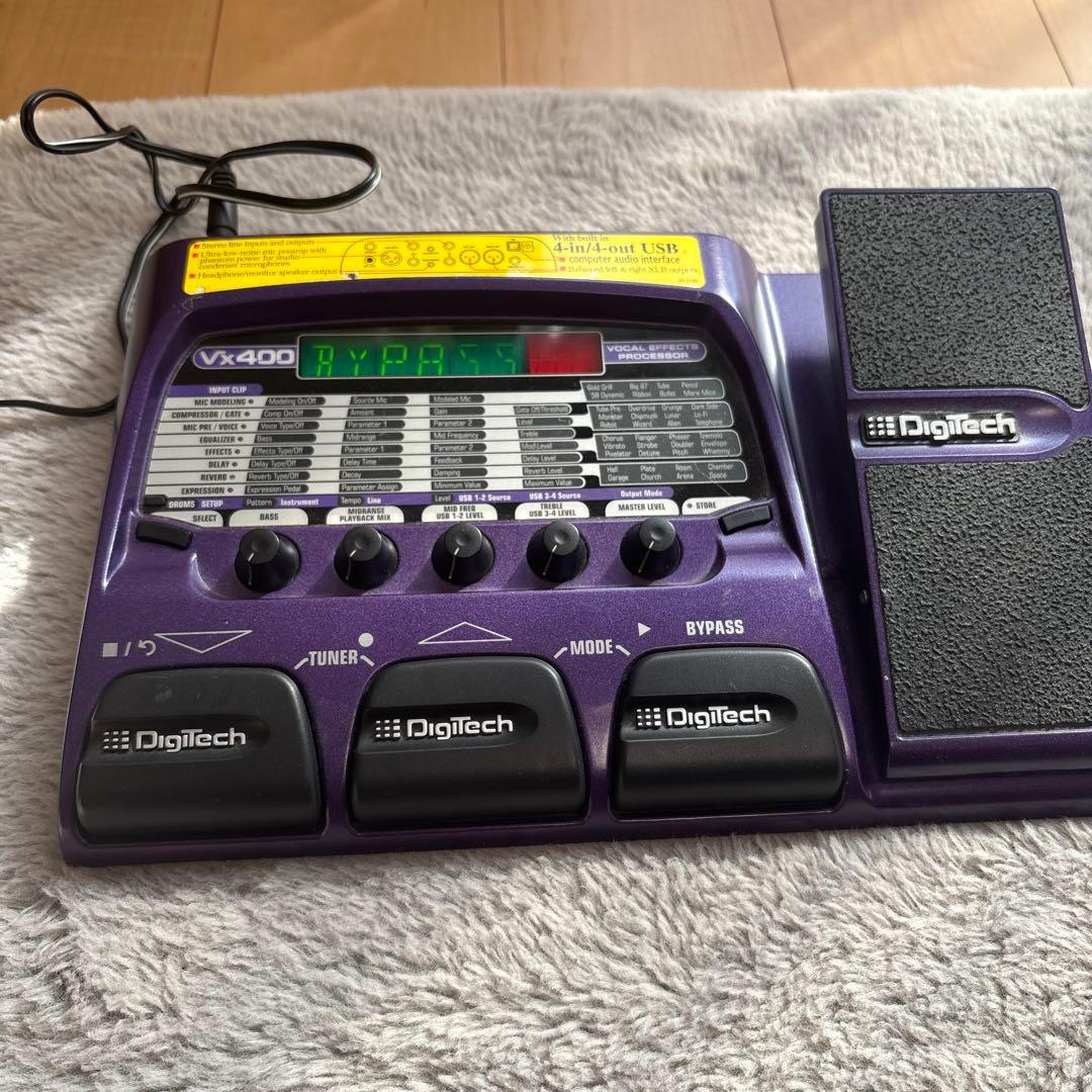 Digitech VX400 ボーカルエフェクター 動作確認済 AC付 2000s Digitech VX400 Multi Effect Guitar Vocal Processor Tested w