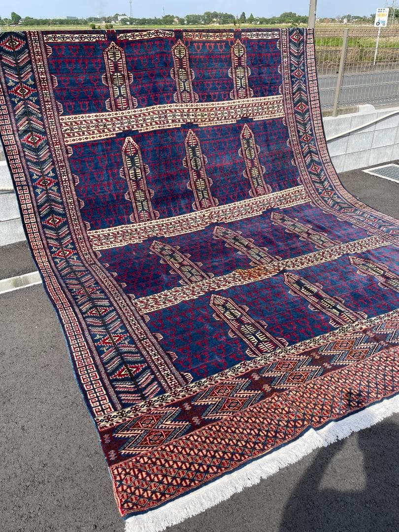 トルクメン カーペット ヴィンテージ 高品質 のハシュロ パルダ - メルカリ