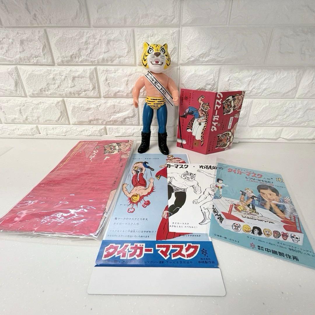 タイガーマスク　ソフビシリーズ NO.480 中嶋製作所 中嶋製作所 タイガーマスク / ザ・ミスター・ノー ソフビ – ROBOTROBOT