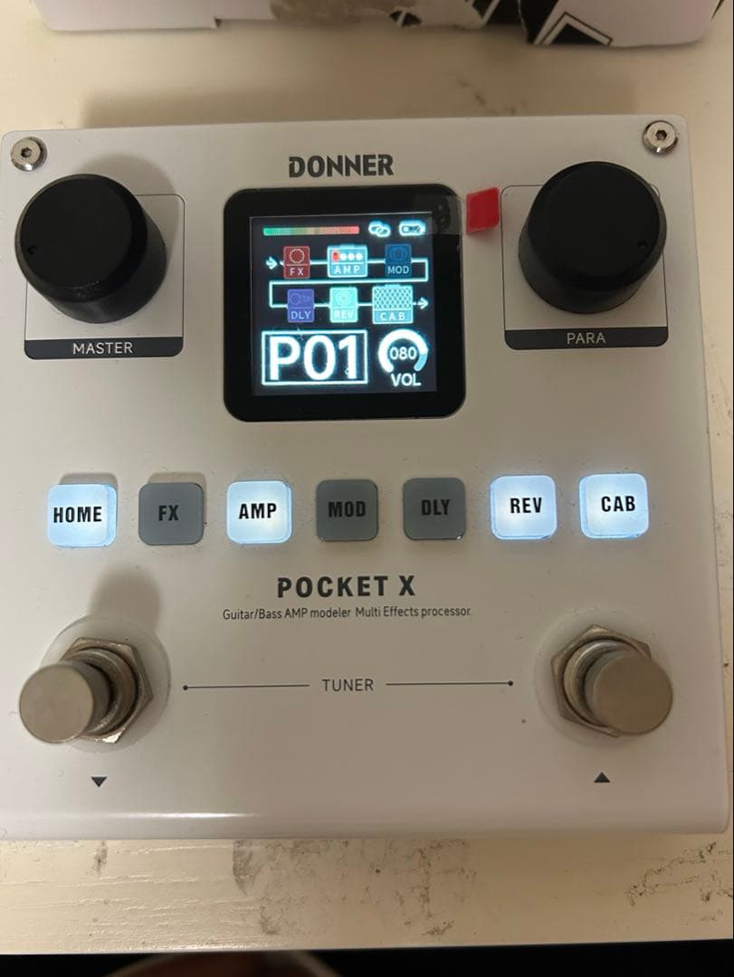 PocketX DONNER マルチエフェクター ギター ベース - メルカリ
