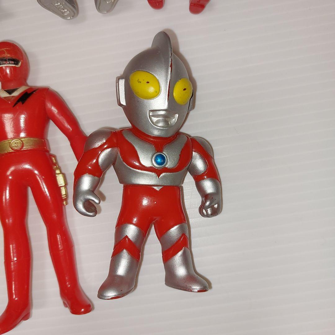 昭和レトロ 日本製ソフビまとめ売り！ウルトラマン、仮面ライダー等