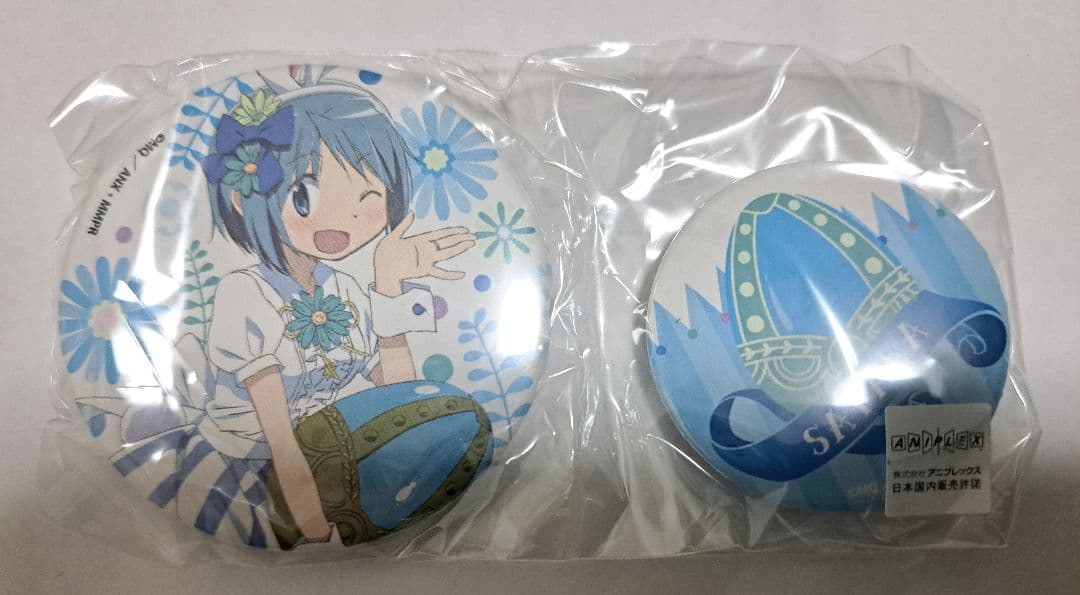 魔法少女まどか⭐︎マギカ　美樹さやか　缶バッジ　イースター madomagi_dakekanbadge_sayaka_A