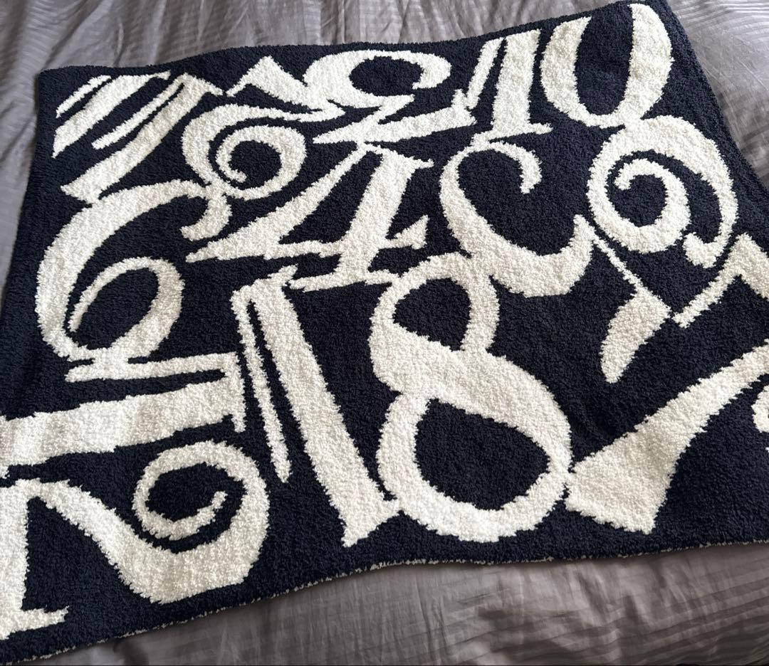 【超美品】フランクミュラー Kashwére ブランケット FRANCK MULLER e-Boutique ブランケット ネイビー FFF.BLANKET