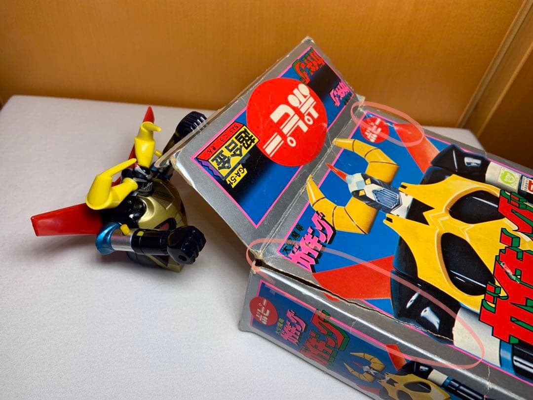 当時物 ポピー 大空魔竜 ガイキング 1期 超合金 + 箱 - メルカリ