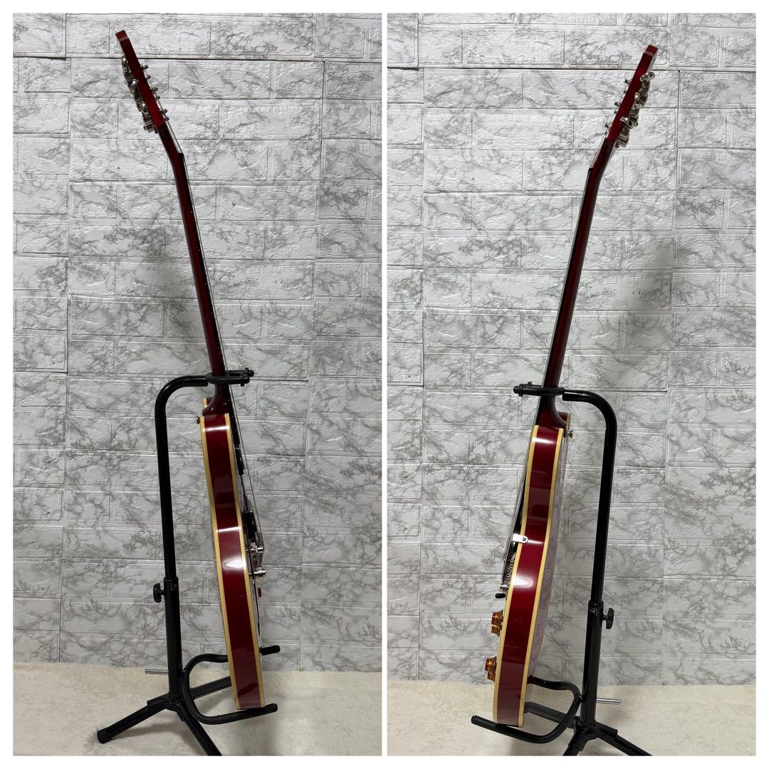 美品 Epiphone エピフォン Dot CH セミアコ エレキギター ケース