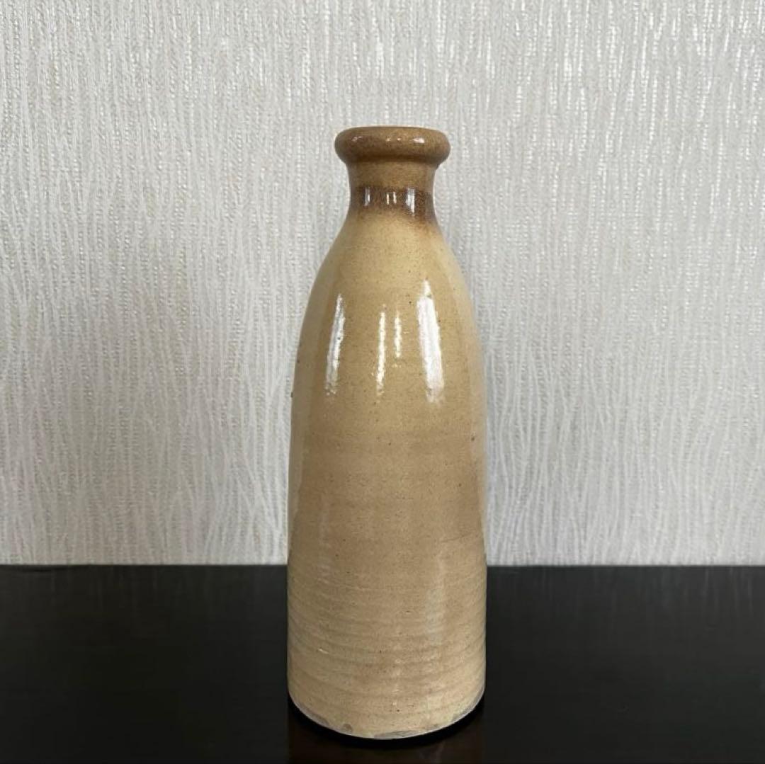 瀬戸徳利　江戸時代 ♢古瀬戸 酒器 灰釉徳利 江戸時代初期〜桃山時代 一輪挿し 花器 骨董品