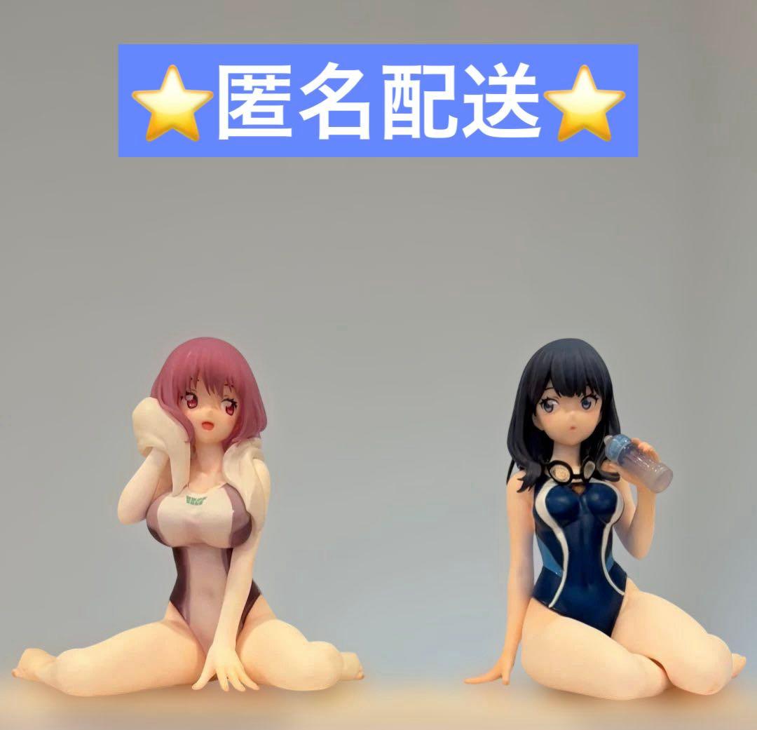 【希少品】SSSS.GRIDMAN 新条アカネ 宝多六花 競泳水着ver. SSSS.GRIDMAN」宝多六花＆新条アカネ、“競泳水着”フィギュア再販