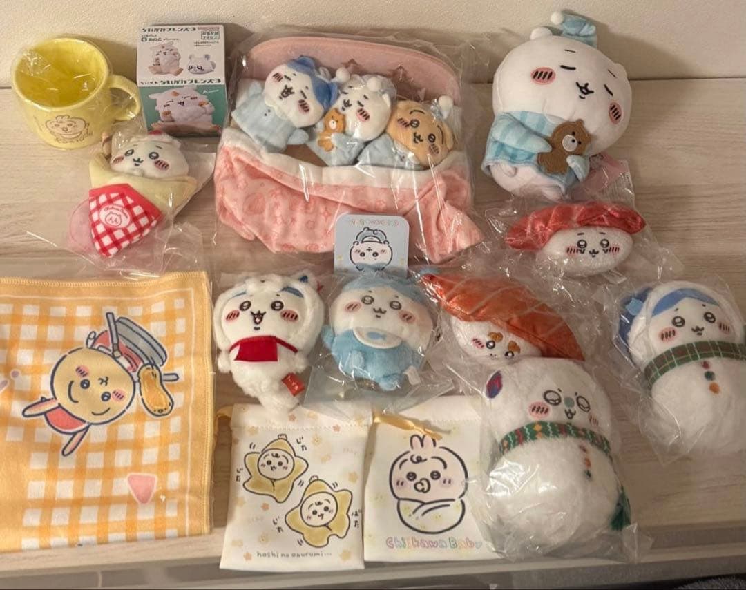 ちいかわ　ぬいぐるみ　キーホルダー　タオル　まとめ売り ちいかわ ぬいぐるみキーチェーン | 友禅工芸すずらん online shop