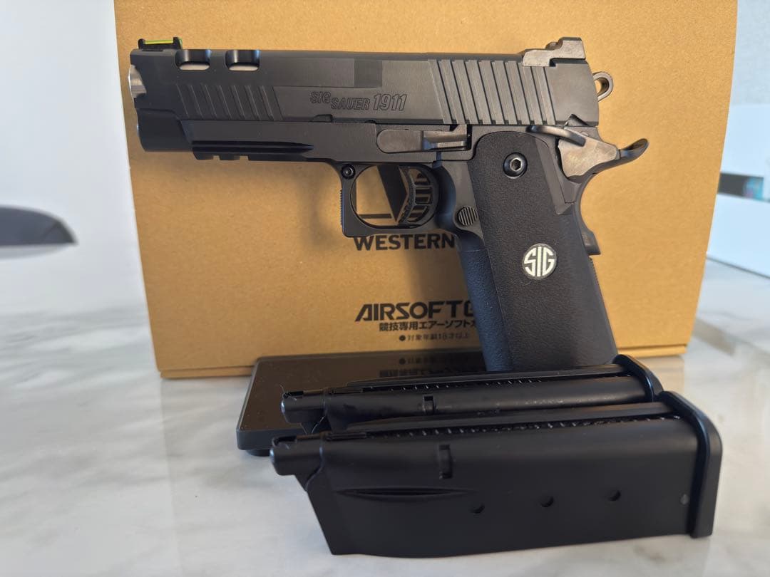 WA ウエスタンアームズ SIG1911 プロカットハイキャパシティ4.0 お得 SIG1911 プロカット ハイキャパシティ 4.0 / ウェスタンアームズ：重量