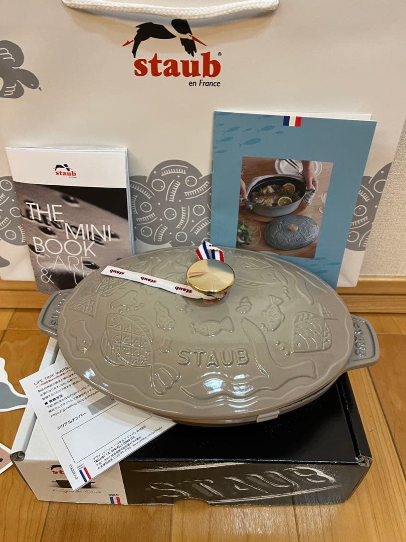 公式店限定】STAUB×mina perhonen ホットプレート リネン - メルカリ