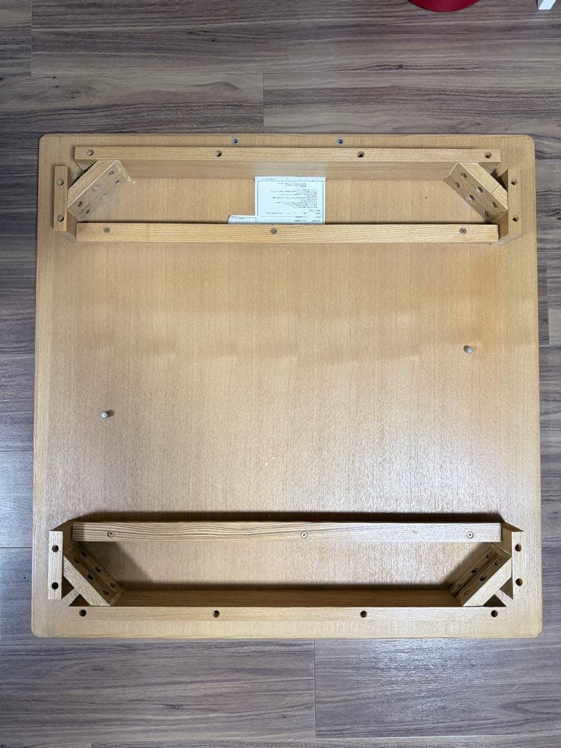 ニトリ 天然木タモ材 ダイニングテーブル 80×80cm - メルカリ