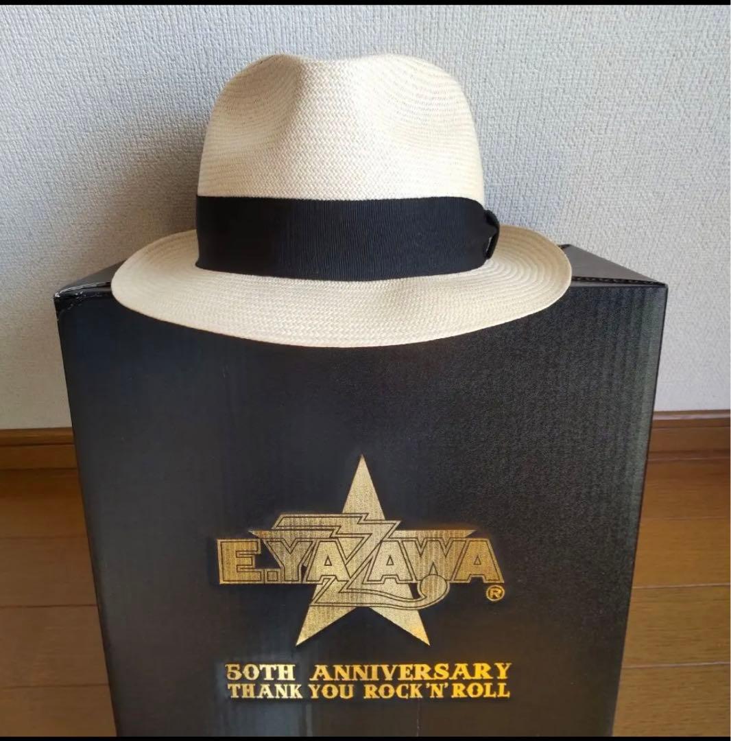 矢沢永吉50th ANNIVERSARY公式パナマハット！Mサイズ！ - メルカリ