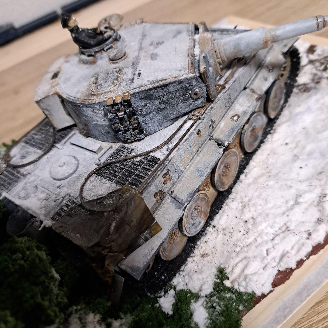 ティーガーi Tiger Ⅰ 1/35 冬季ジオラマ - メルカリ
