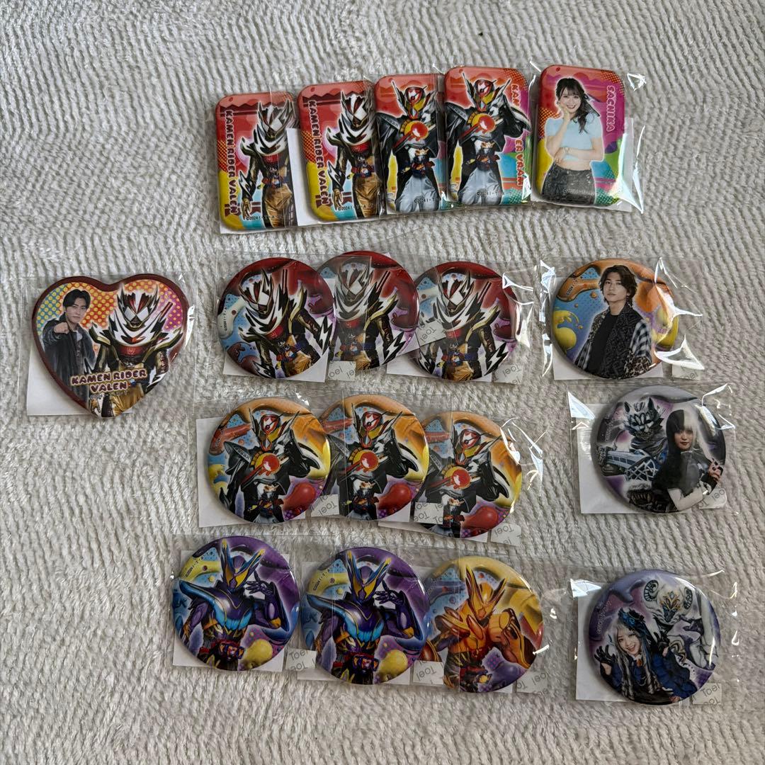 【18個】仮面ライダーガヴ　TOSくじ　辛木田 絆斗A賞　ヴァレン A賞 ヴァレン 辛木田 絆斗 ①② 仮面ライダーガヴ TOSくじ 缶バッジ 2