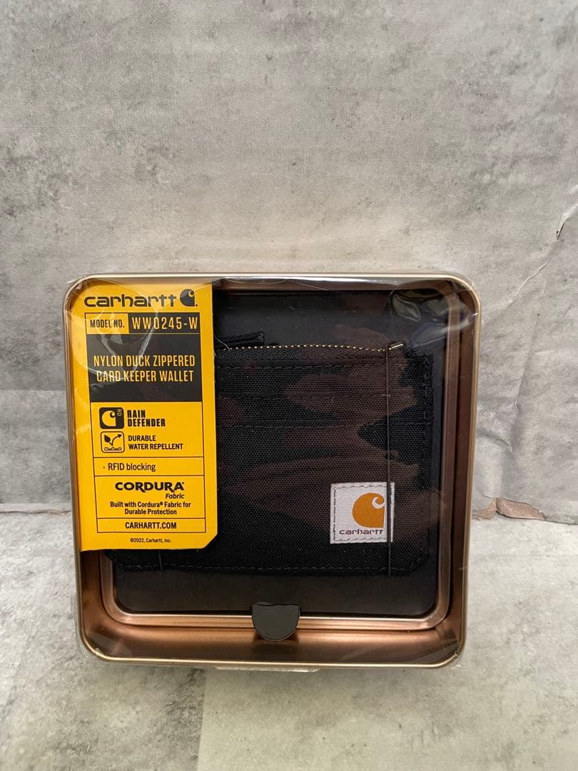 Carhartt カーハート ナイロンダック ジッパー　ブラック 財布 楽天市場】カーハート 財布 ナイロン ダック ジッパー ウォレット