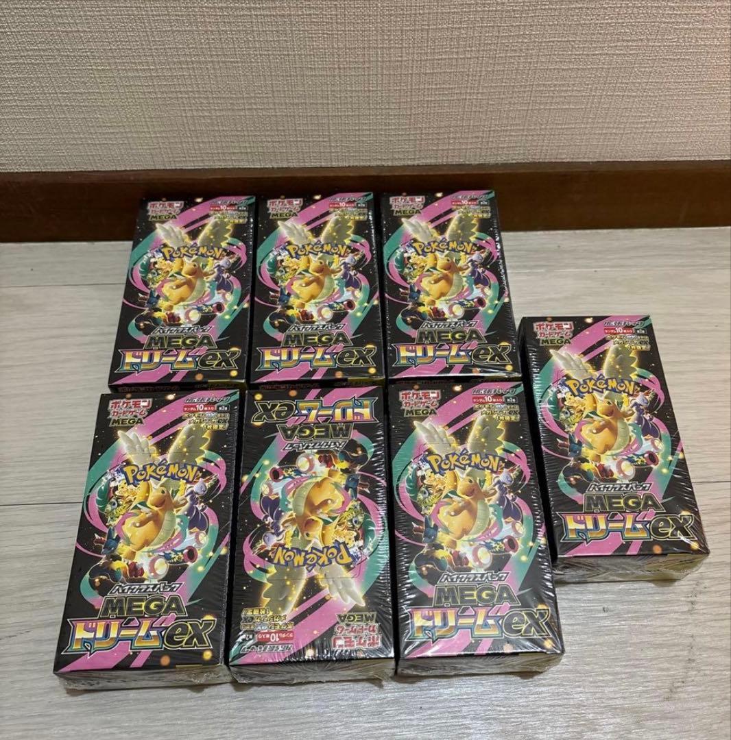 ポケモンカードゲーム【MEGAドリーム】シュリンク未開封品 7box - メルカリ
