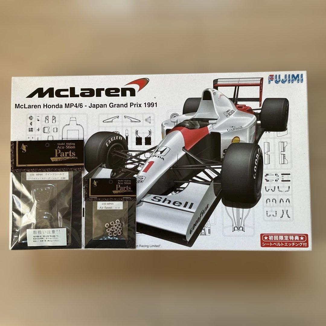 フジミMcLaren Honda MP4/6 マクラーレンホンダMP4/6 (フジミ1/20プラモデル) - Pre Miniature Motors