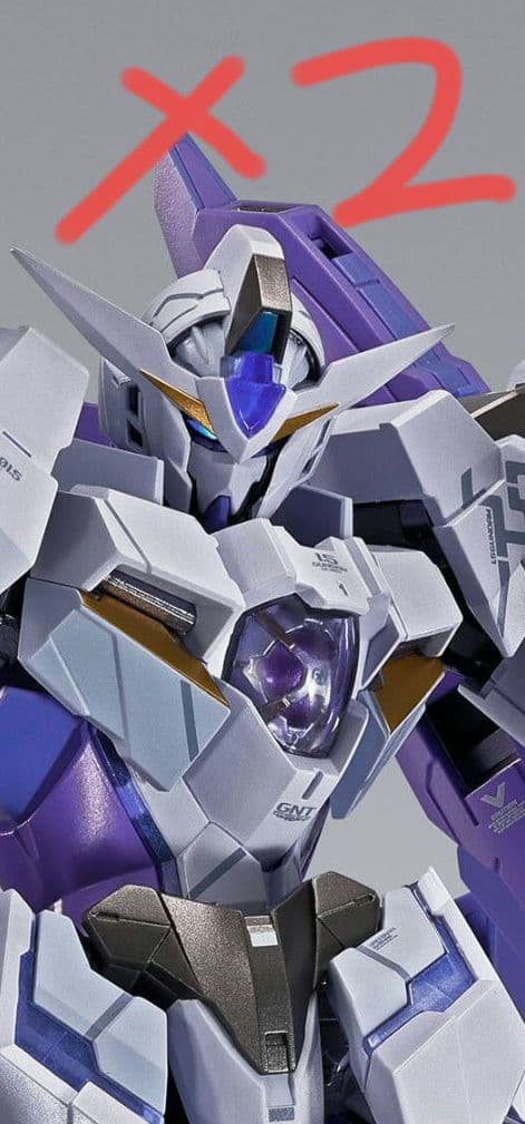 メタルビルドアイズガンダム二個セット 機動戦士ガンダム00 Revealed Chronicle』アイズガンダムがMETAL BUILD