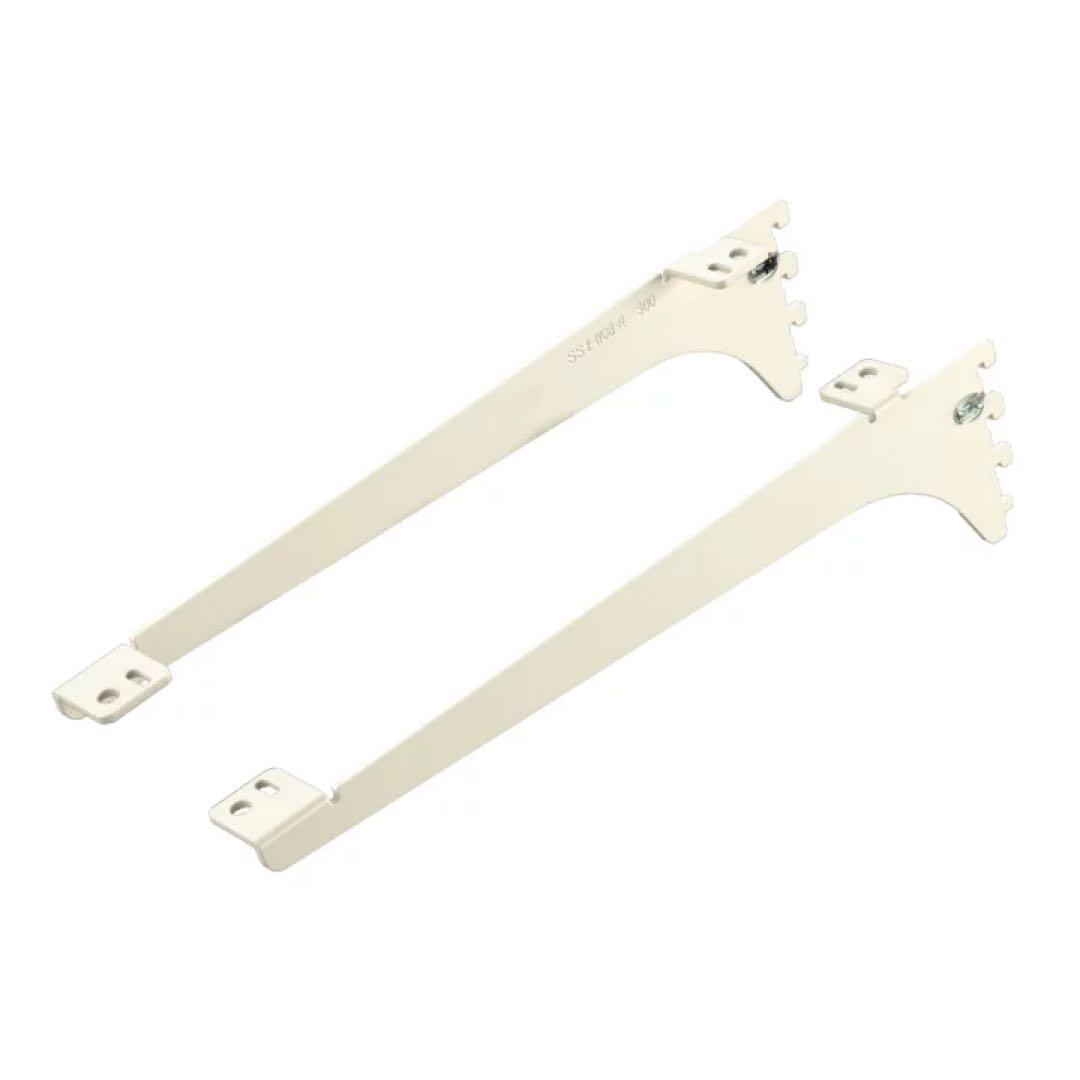 【値下げ】アームハング棚柱SS 棚受 （木質棚板用） 棚受金具 250mm 3組 楽天市場】棚受（木質棚板用）アームハング棚柱SS対応・3本入（中間棚
