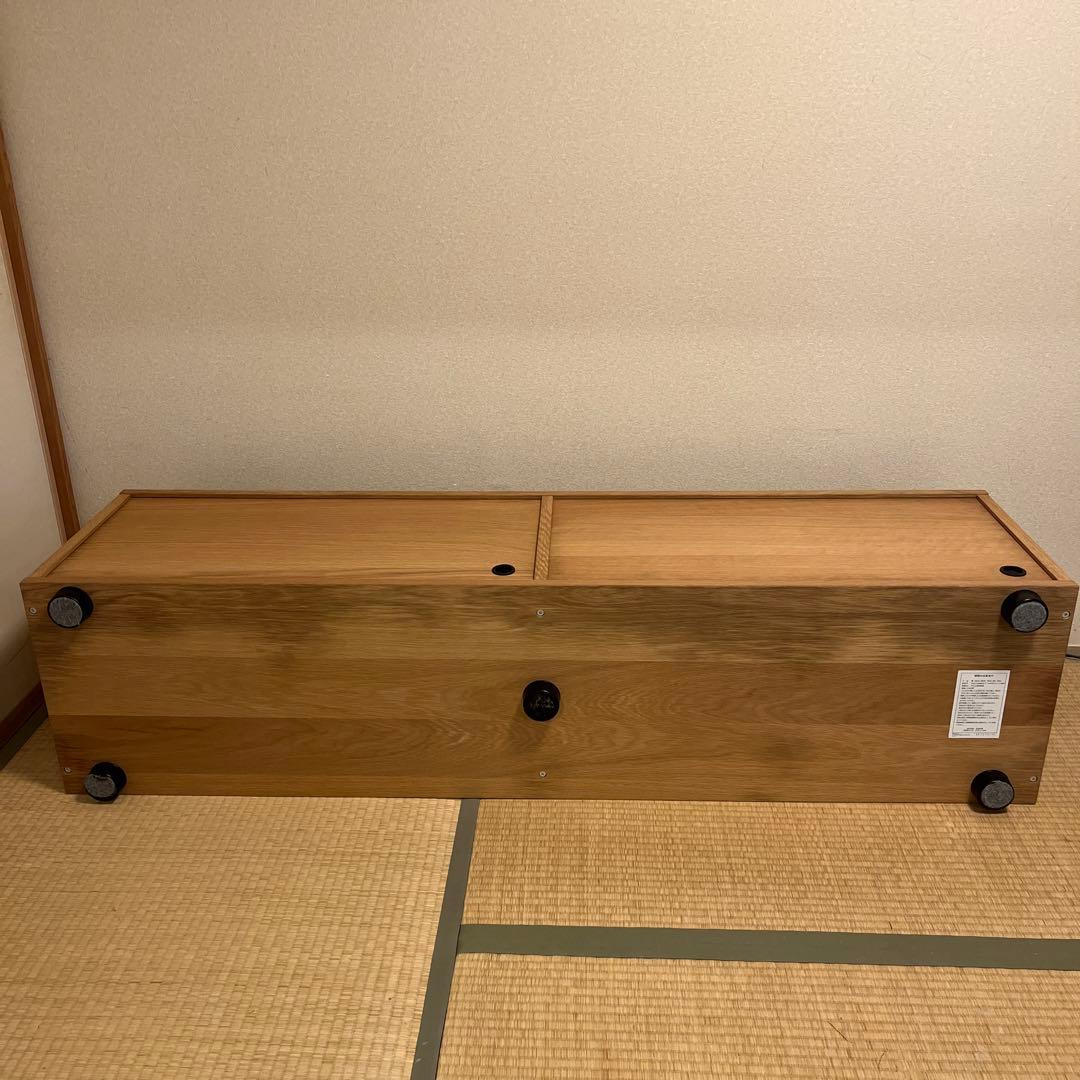 無印 MUJI テレビボード スタッキングキャビネット・Bセット オーク