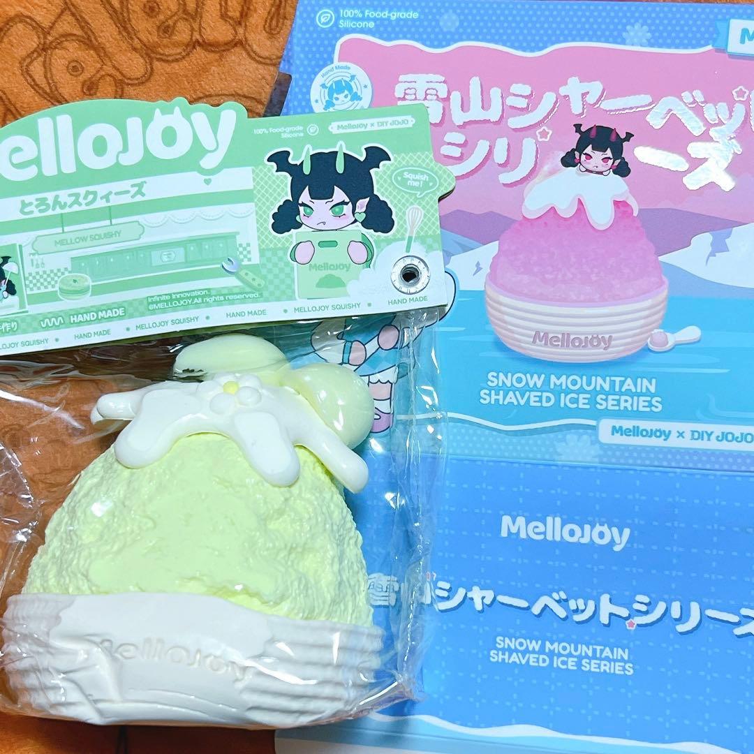 mellojoyスクイーズ雪山シャーベット メロメロメロン - メルカリ