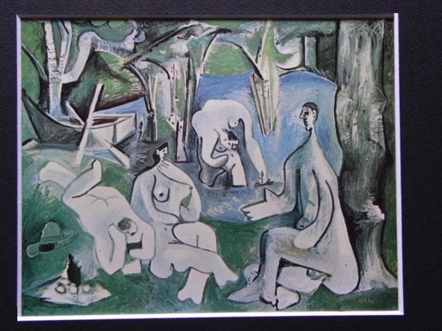 パブロ・ピカソ、Luncheron on the Grass Amazon.co.jp: パブロ・ピカソ《草上の昼食》複製名画 ポスター飾り絵