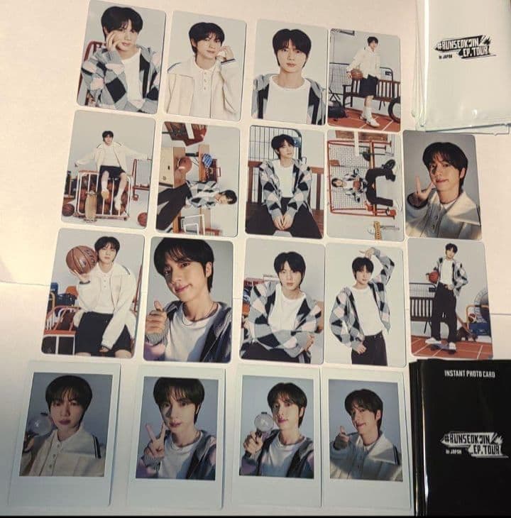 RUNSEOKJIN in JAPAN INSTANT PHOTO CARD　全 Bts jin Run Seokjin Japan Tour Mini Photocard & Instant Photo #런