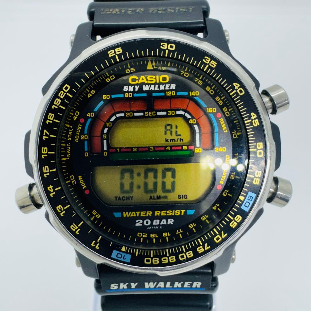 ✨CASIO✨カシオ✨SKY WALKER✨DW-401✨ヴィンテージ✨腕時計✨ CASIO DW 401 SKY WALKER 90' 🇯🇵 good condition collectible item